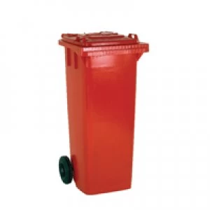 Slingsby Refuse Container 140 Litre 2 Wheel Red 331156