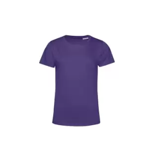 B&C Womens/Ladies E150 Organic Short-Sleeved T-Shirt (S) (Radiant Purple)