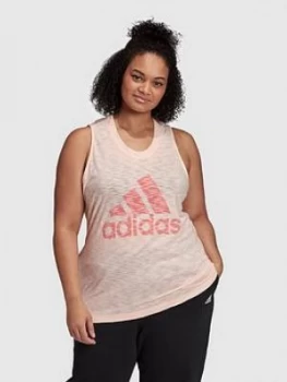 Adidas Winners Tank (Curve) - Coral