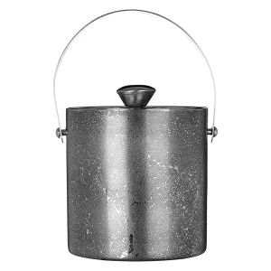 Premier Housewares Ice Bucket with Lid - Stainless Steel