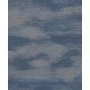 Holden Decor Stratus Navy Wallpaper - 10.05 m x 53 cm