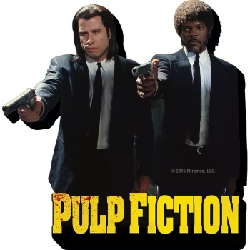 Pulp Fiction Duo Guns Magnet