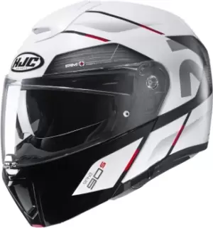 HJC RPHA 90s Bekavo Helmet, black-white-red, Size L, black-white-red, Size L
