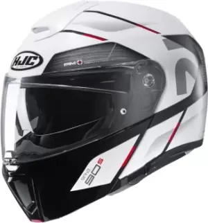 HJC RPHA 90s Bekavo Helmet, black-white-red, Size S, black-white-red, Size S