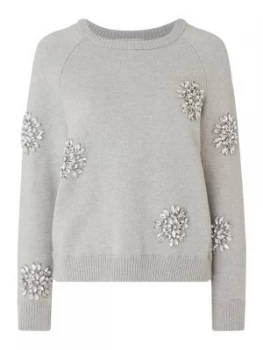 Michael Kors Star gem embellished sweatshirt Light Grey