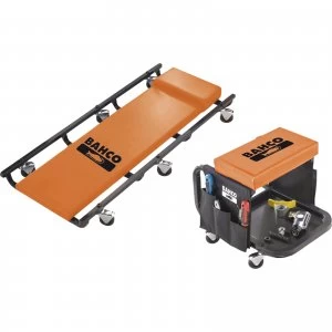 Bahco BLE304 Creeper and Stool Set