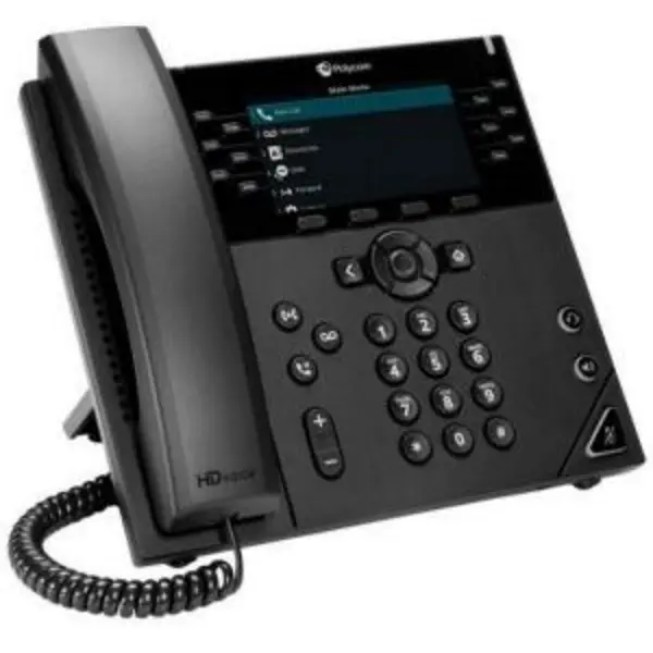 POLY VVX450 12-LINE IP PHONE+POE-ENB