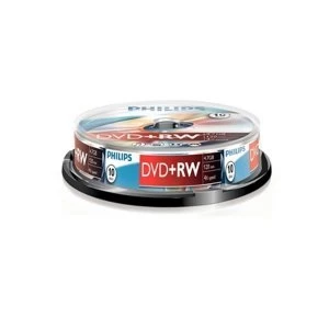 Philips DVD-RW 4X 10PK Spindle