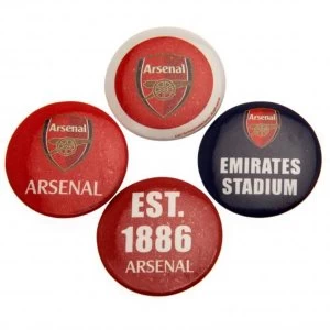 Arsenal FC Button Badge Set