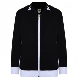 Karl Lagerfeld Children Boys Logo Zip Hoodie - Black 09B