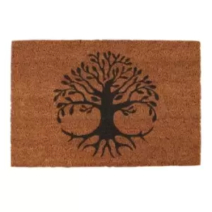 Something Different Tree Of Life Door Mat (One Size) (Brown/Black)