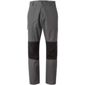 Craghoppers Mens Verve Trouser (42L) (Elephant/Black) - Elephant/Black