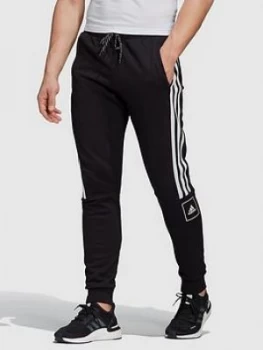 Adidas 3 Stripe Tape Pants - Black