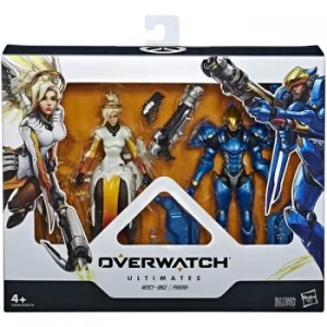 Overwatch Ultimates 2 Pack Pharah & Mercy Action Figure Set