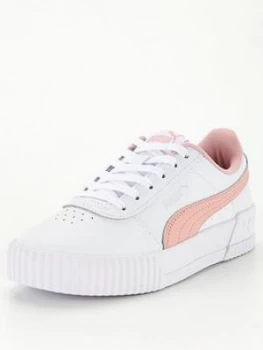 Puma Carina L Junior Trainers - White/Pink