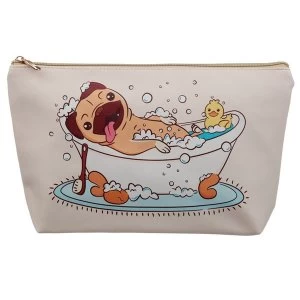 Mopps Pug Large PVC Wash Bag