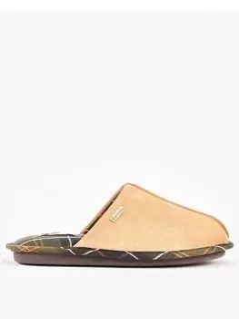 Barbour Simone Suede Slipper - Brown, Size 4, Women