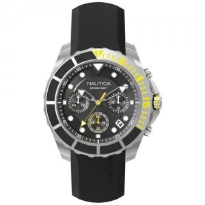 Nautica Mens Puerto Rico Stainless Steel Watch - NAPPTR002