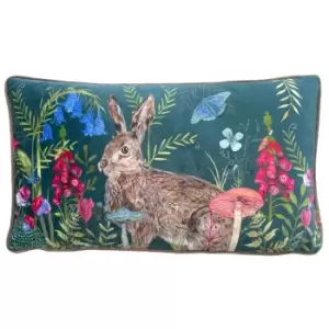 Willow Rabbit Cushion Multi / 30 x 50cm / Cover Only