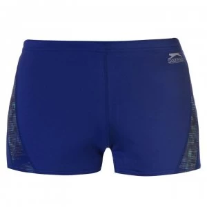 Slazenger Curve Panel Boxers Mens - Navy/Green