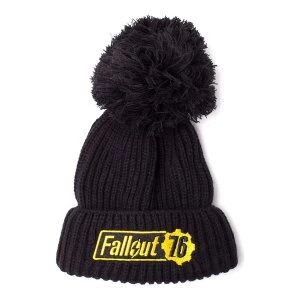 Fallout - Embroidered Logo Unisex One Size Beanie - Black