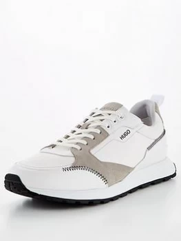 Hugo Boss Icelin Stitch Runner Trainers White/Grey Size 10 Men