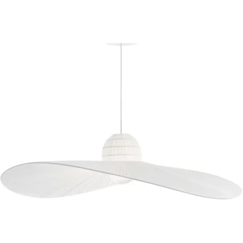 Ideal Lux Madame - 1 Light Dome Ceiling Pendant Light White