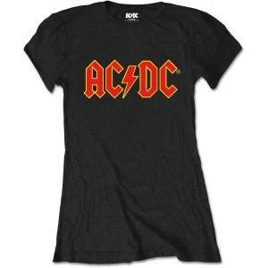 AC/DC - Logo Ladies XX-Large T-Shirt - Black