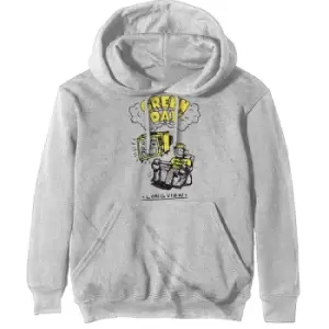 Green Day - Longview Doodle Unisex Small Pullover Hoodie - White