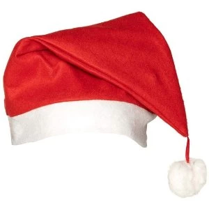 Santa Hat One Size (Red/White)