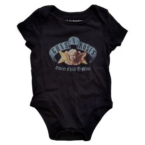 Guns N' Roses - Sweet Child O' Mine Kids Baby Grow - Black