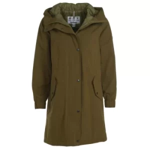 Barbour Womens Hauxley Jacket Nori Green/Dusky Green 8