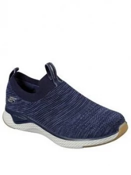 Skechers Solar Fuse Trainers - Navy, Size 12, Men