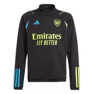 adidas Arsenal Football Club Drill Top 2023 2024 Junior - Black