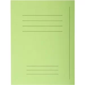 Forever Square Cut Folders Printed, Green, 5 Packs of 50