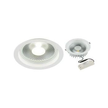 COB LED Recessed Commercial Downlight 4000K, 230V 30W - Knightsbridge