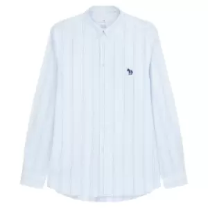 Paul Smith Long Sleeve Striped Shirt - Blue