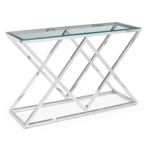 Julian Bowen Biarritz X Frame Console Table