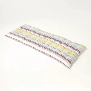 Osaka Stripe Bench Cushion 2 Seater - Homescapes