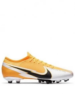 Nike Mens Mercurial Vapor 12 Pro Firm Ground Football Boot, Orange/White, Size 6, Men