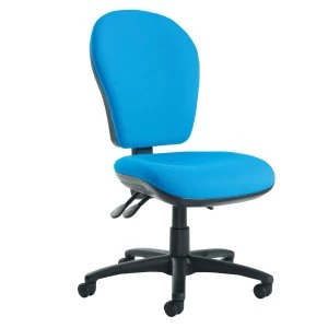 Dams Lento High Back Operator Chair without Arms - Charcoal