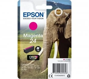 Epson Elephant 24 Magenta Ink Cartridge