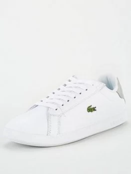 Lacoste Graduate 120 Trainer - White Silver