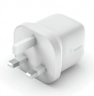 Belkin 30W Power Delivery USB-C GaN Wall Charger - White