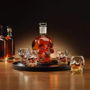 Skull Decanter with Glasses Set