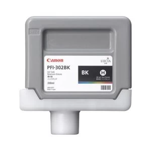 Canon PFI302BK Black Ink Cartridge