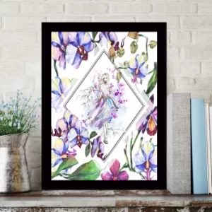 SC0736006150 Multicolor Decorative Framed MDF Painting