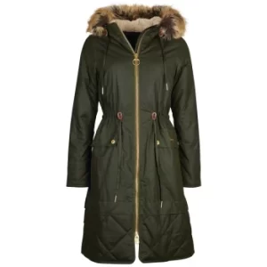 Barbour Womens Packwood Wax Jacket Fern/Classic 12