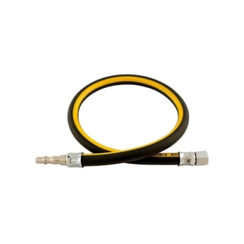Air Line Whip Hose With Fittings - 3/8in. ID - 0.6m - 33042 - Connect