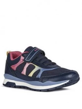 Geox Pavel Girls Trainers - Navy